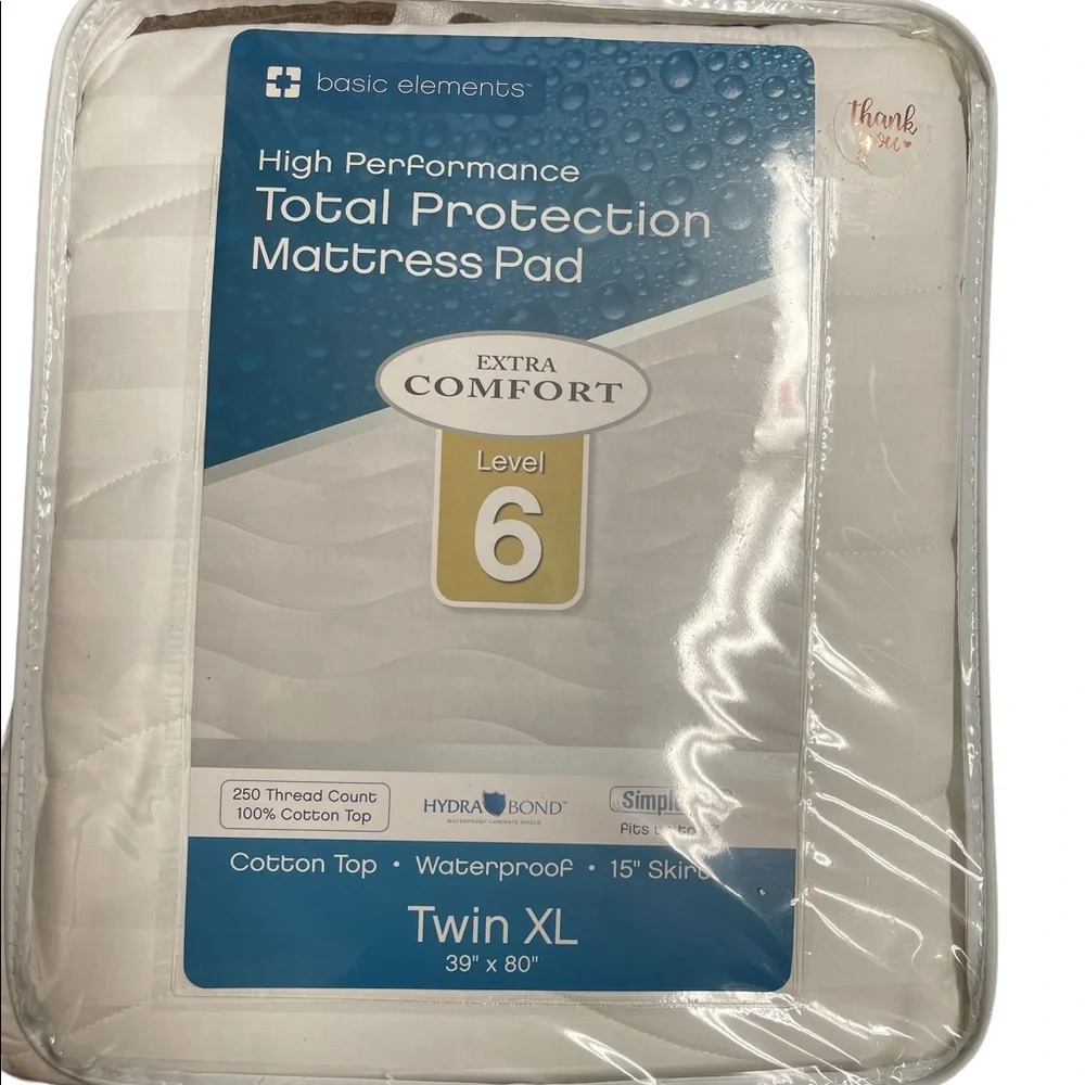 Basic Elements Twin XL Mattress Pad